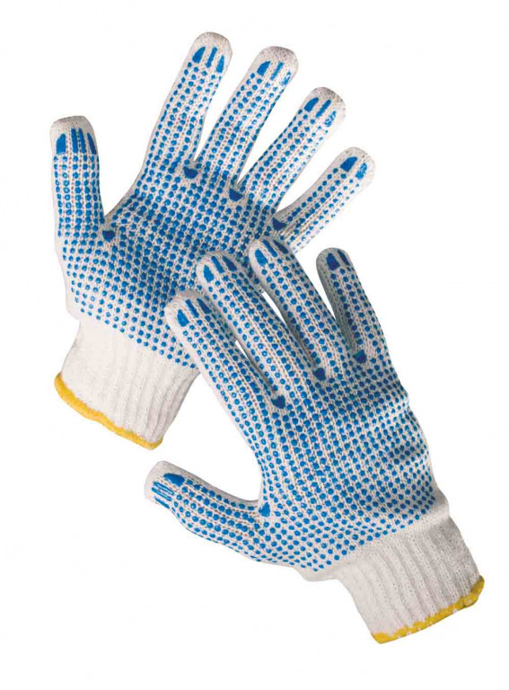QUAIL rukavice TC s PVC terčíky - 8