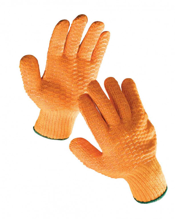 Levně FALCON rukavice s PVC mřížkou - 10