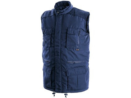 Levně Pánská zimní vesta OHIO, modrá, vel. M