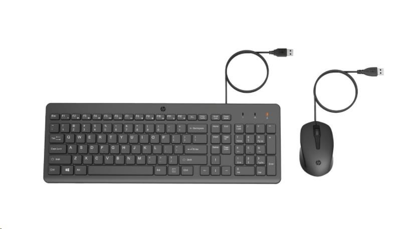 Levně HP 150 Wired Mouse and Keyboard Combination - drátová klávesnice a myš