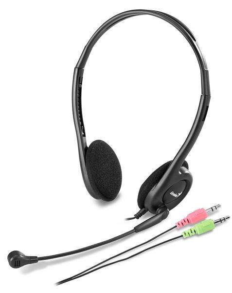 Levně GENIUS sluchátka s mikrofonem HS-200C