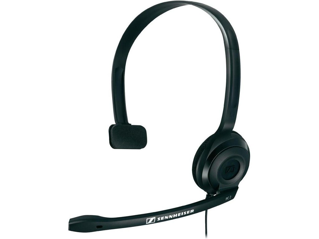 Značka SENNHEISER - SENNHEISER PC 2 CHAT black (černý) headset - jednostranné sluchátko s mikrofonem