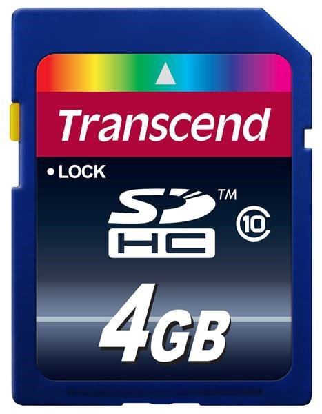 Levně TRANSCEND SDHC karta 4GB Premium, Class 10