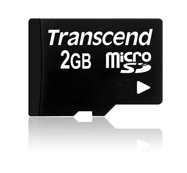 Levně TRANSCEND MicroSD karta 2GB, bez adaptéru