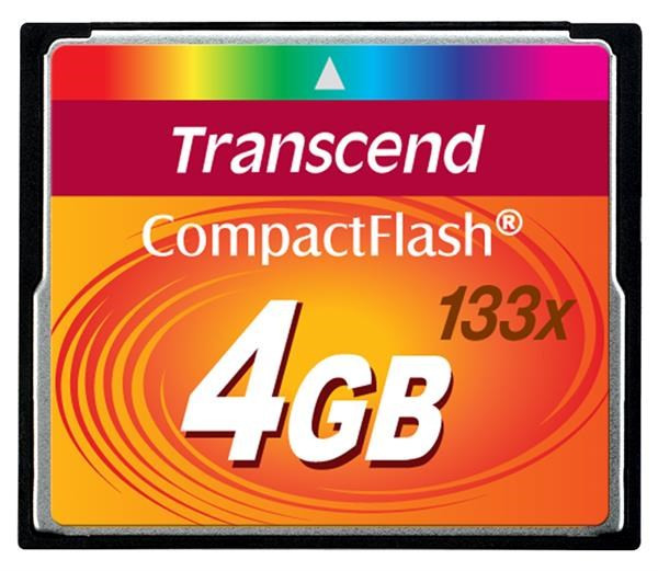Levně TRANSCEND Compact Flash 4GB (133x)