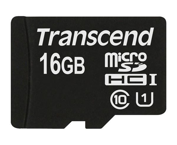 Levně TRANSCEND MicroSDHC karta 16GB Premium, Class 10 UHS-I 300x, bez adaptéru