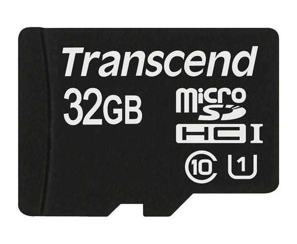 Levně TRANSCEND MicroSDHC karta 32GB Premium, Class 10 UHS-I 300x, bez adaptéru