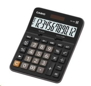 Levně CASIO kalkulačka DX 12 B, černá, stolní, dvanáctimístná