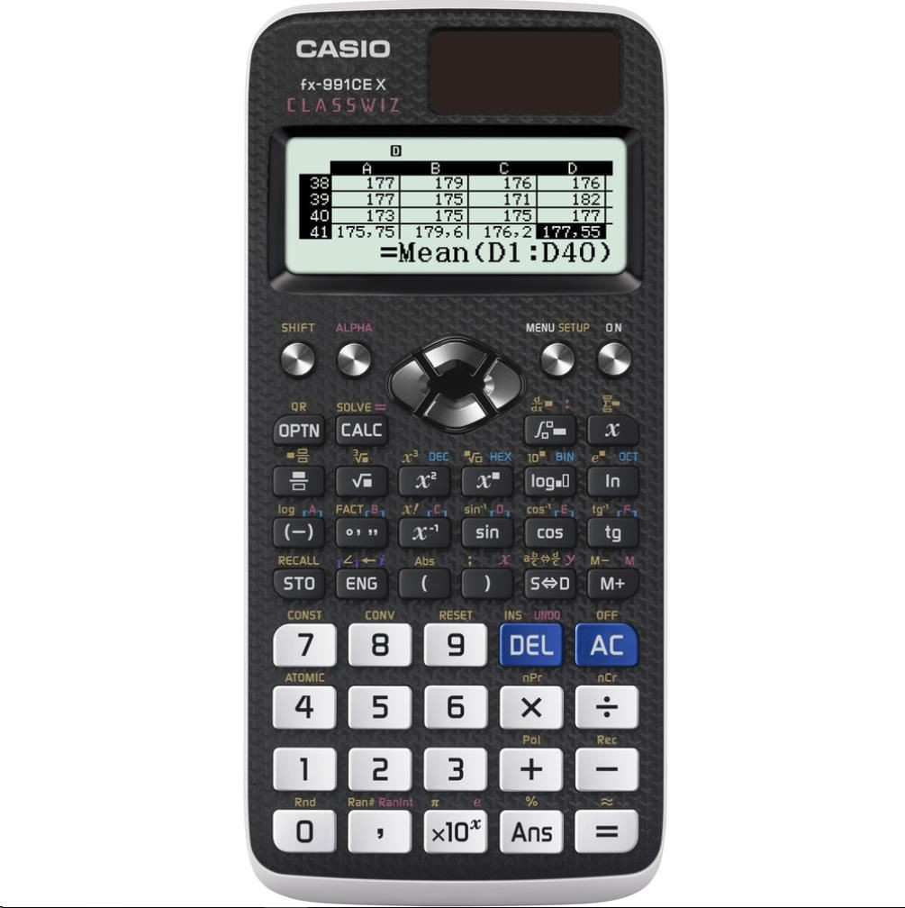 Levně CASIO kalkulačka FX 991 CE X, černá, školní