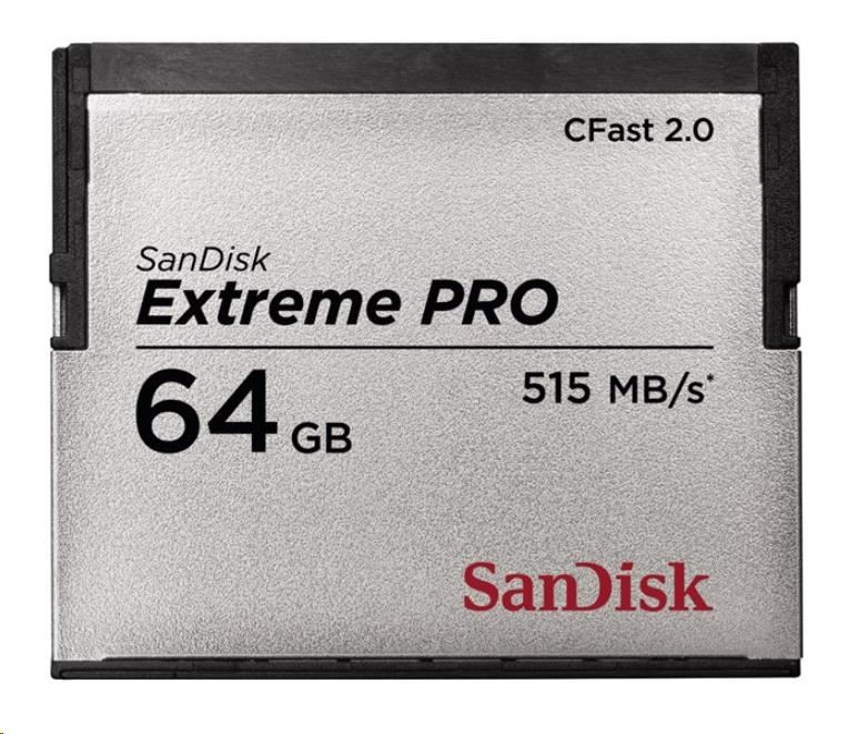Levně SanDisk CFAST 2.0 64GB Extreme Pro (515 MB/s)