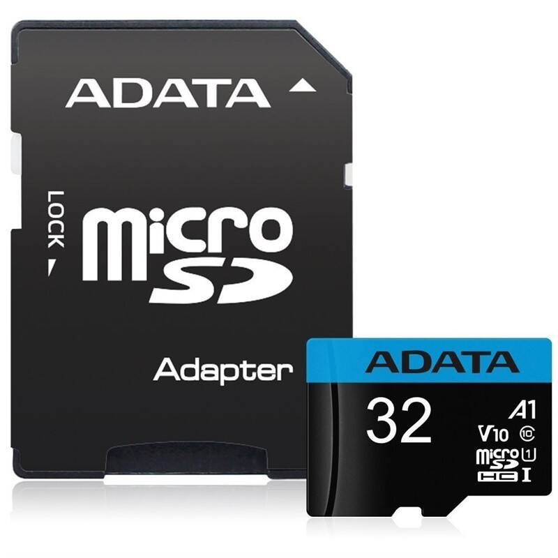 Levně ADATA MicroSDHC karta 32GB UHS-I Class 10, A1 + SD adaptér, Premier