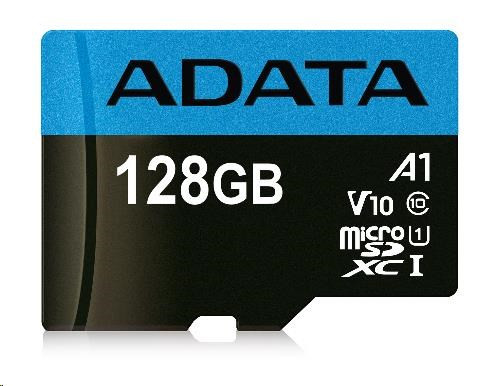 Levně ADATA MicroSDXC karta 128GB Premier UHS-I Class 10 + adaptér
