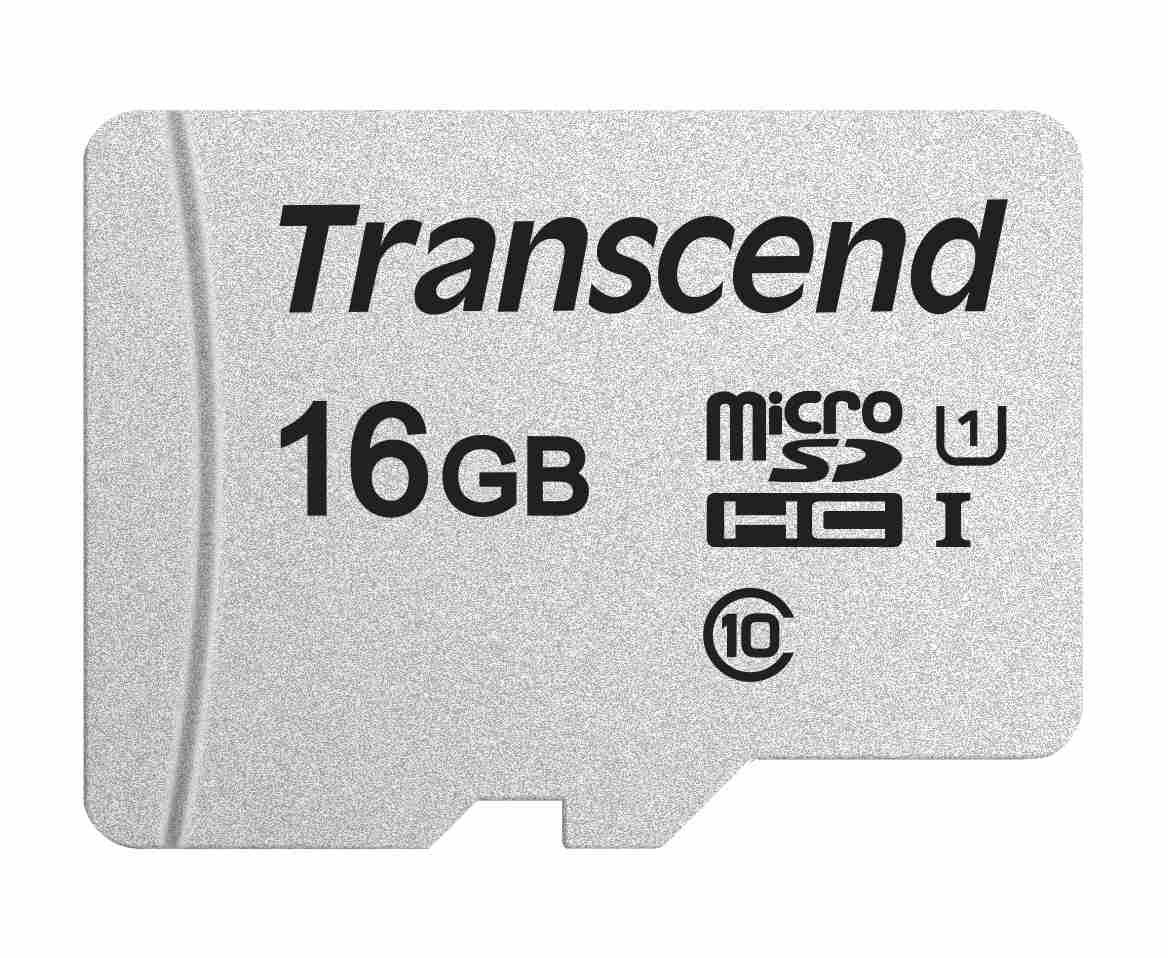 Levně TRANSCEND MicroSDHC karta 16GB 300S, UHS-I U1, bez adaptéru