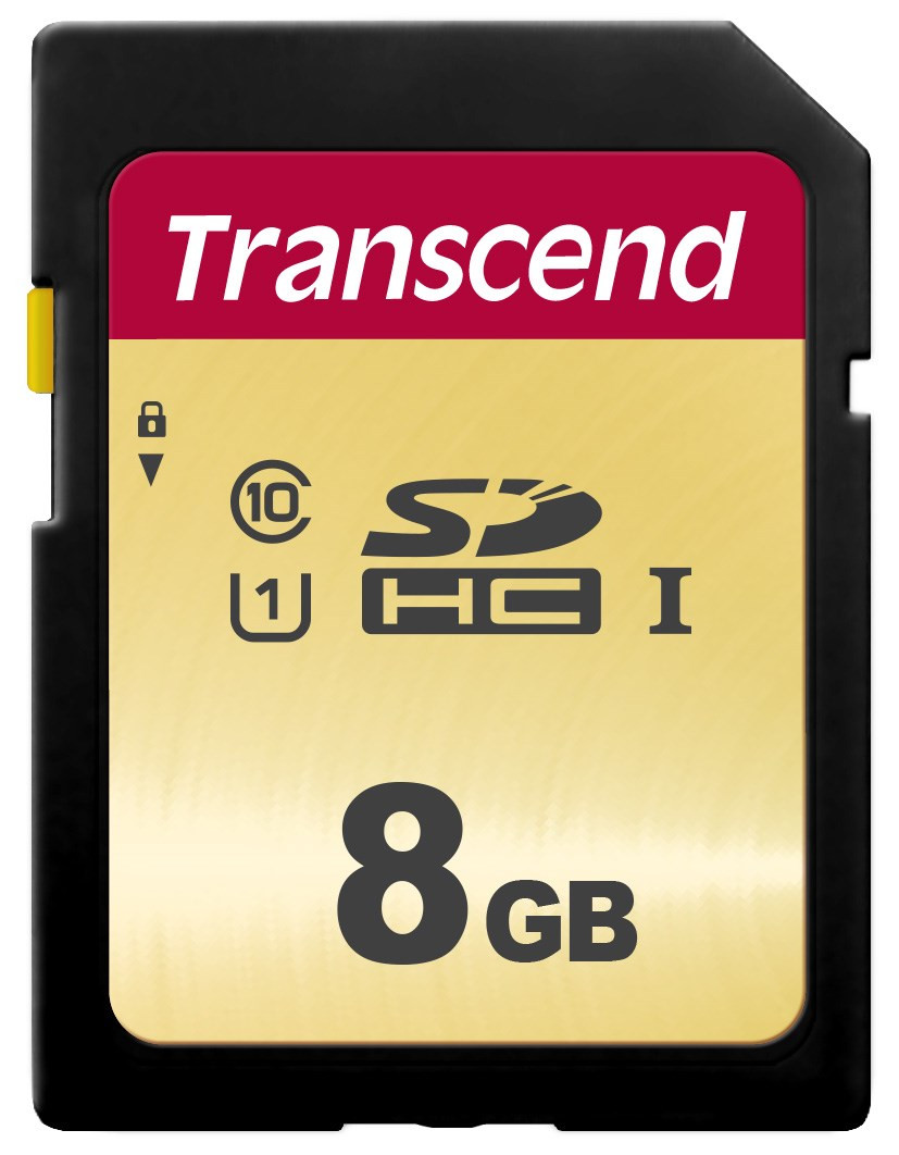 Levně TRANSCEND SDHC karta 8GB 500S, UHS-I U1 (R:95/W:20 MB/s)