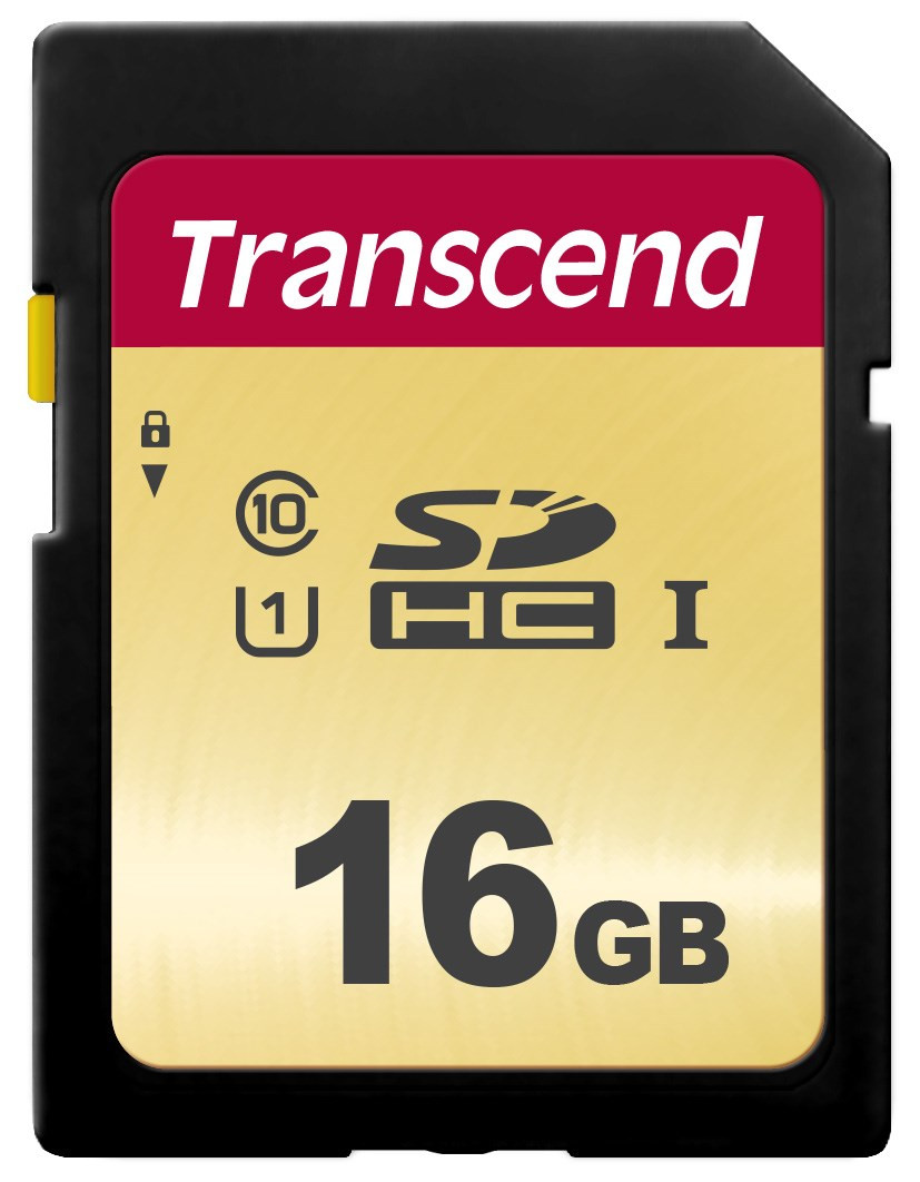 Levně TRANSCEND SDHC karta 16GB 500S, UHS-I U1 (R:95/W:60 MB/s)