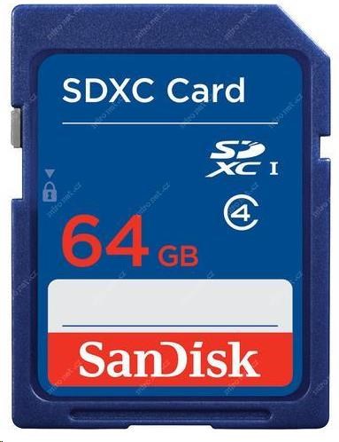 Levně SanDisk SDXC karta 64GB (Class 4)