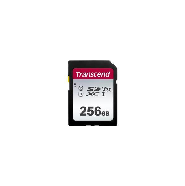 Levně TRANSCEND SDXC karta 256GB 300S, UHS-I U3 V30 (R:95/W:45 MB/s)