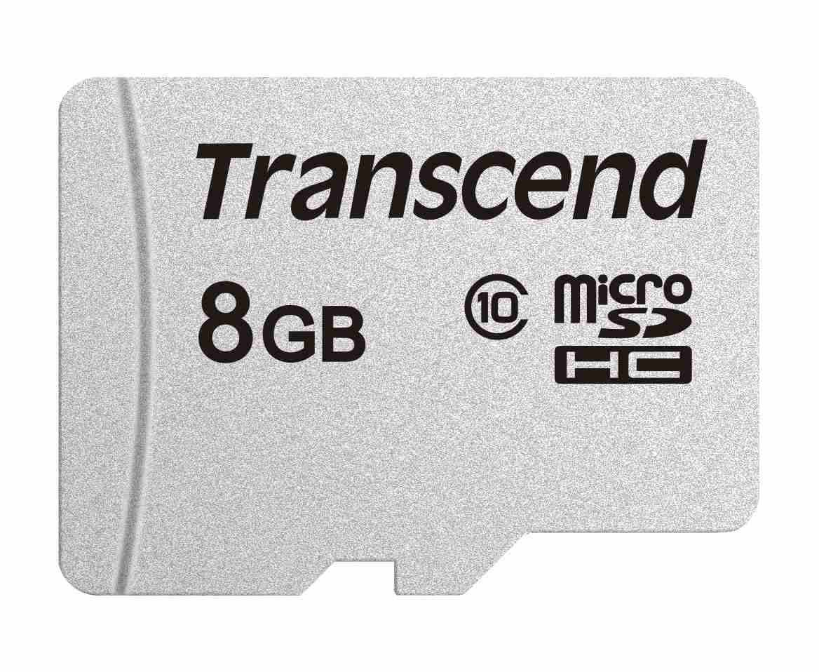 TRANSCEND MicroSDHC karta 8GB 300S, Class 10, bez adaptéru