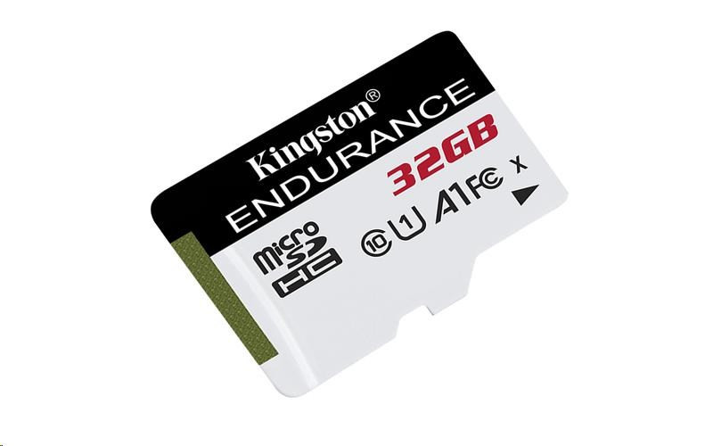 Levně Kingston MicroSDHC karta 32GB High Endurance, 95R Class 10 UHS-I U1