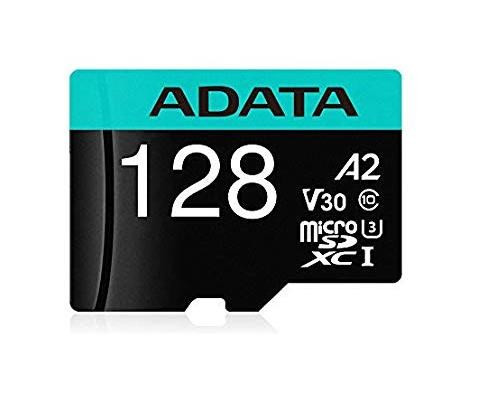 Levně ADATA MicroSDXC karta 128GB Premier Pro UHS-I V30S (R:100/W:80 MB/s) + SD adaptér