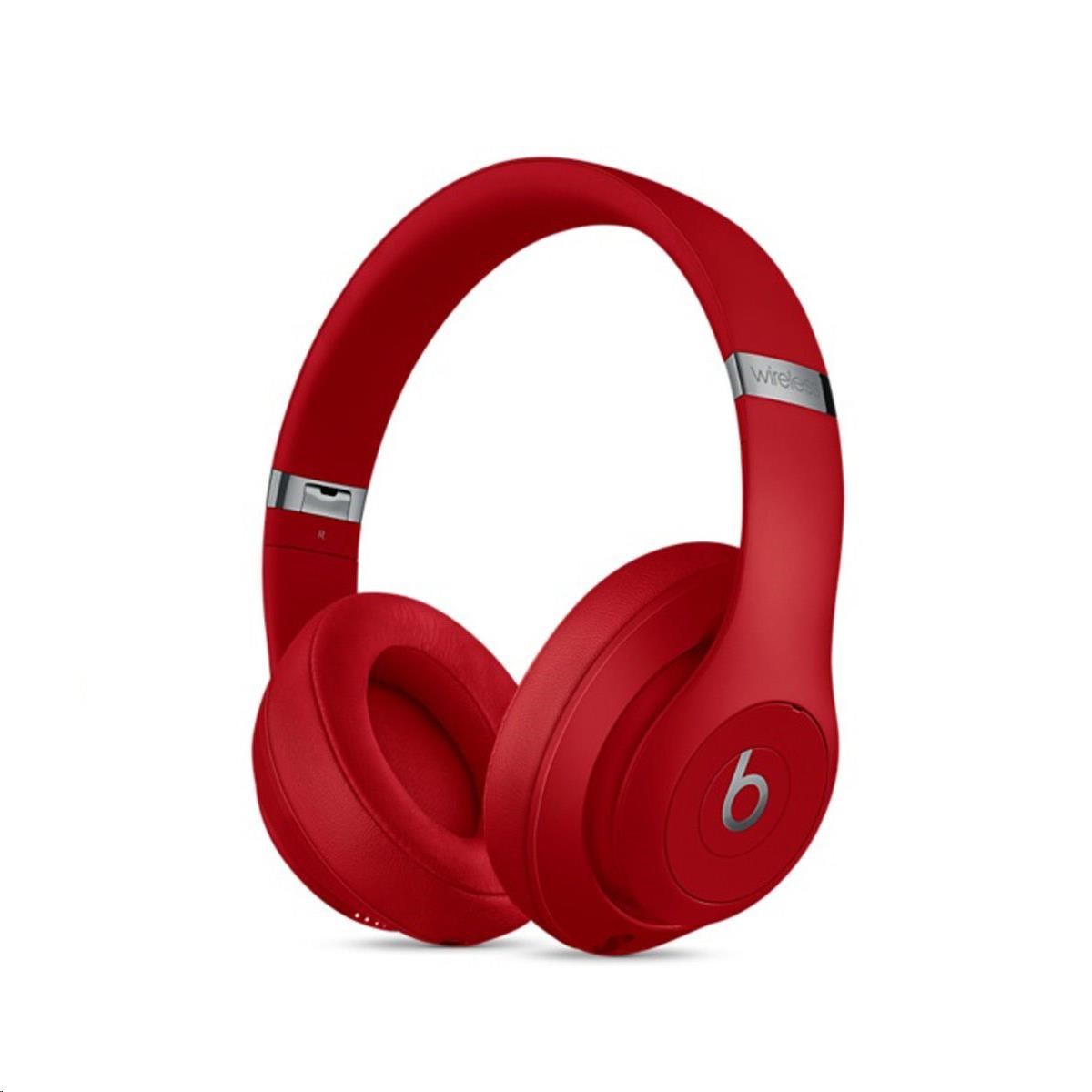 Levně Beats Studio3 Wireless Over-Ear Headphones - Red