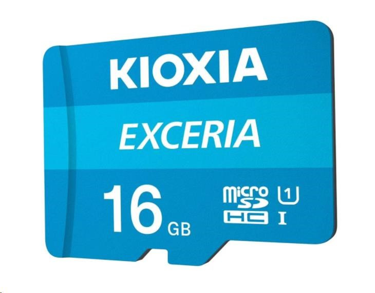 KIOXIA Exceria microSD card 16GB M203, UHS-I U1 Class 10