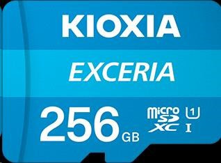 Levně KIOXIA Exceria microSD card 256GB M203, UHS-I U1 Class 10