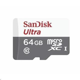 Levně Sandisk MicroSDXC karta 64GB Ultra (80MB/s, Class 10 UHS-I, Android)