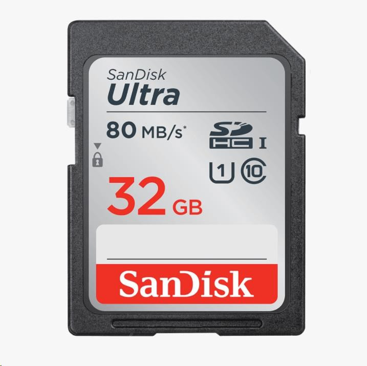 Levně SanDisk SDHC karta 32GB Ultra (100MB/s Class 10 UHS-I)