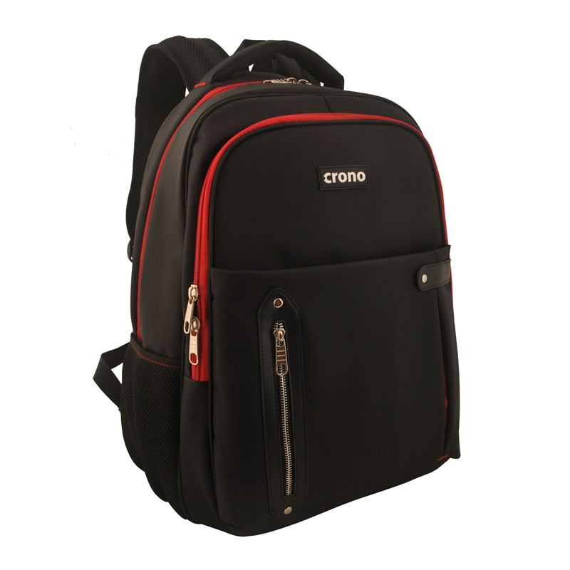 CRONO batoh na notebook Dakota15, 6", černý/ červený