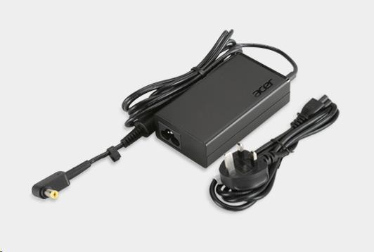 Levně ACER 65W_5.5PHY 19V ADAPTER, BLACK EU AND UK POWER CORD - pro zařízení s AC adapterem 65W 5.5phy