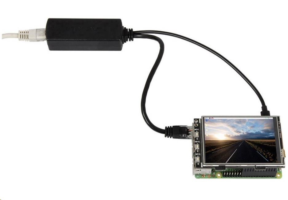 External Poe Splitter Raspberry Pi CONRAD POE splitter pro Raspberry Pi 2B, 3B, 3B+, A, A+, B, B+, Banana ...