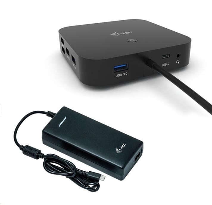 Levně i-tec USB-C Dual Display Docking Station, Power Delivery 100W + Universal Charger 112W