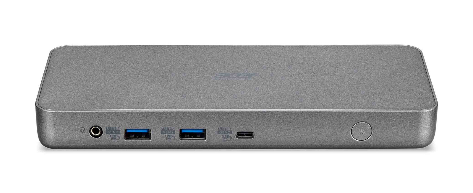 ACER USB Type-C Dock II D501 - 1xUSB-C (Up Stream to NB), 2xUSB-A 3.1 Gen2, 4xUSB-A 3.1 Gen1, 1xDP 1.4/HDMI 2.0, 1xRJ45