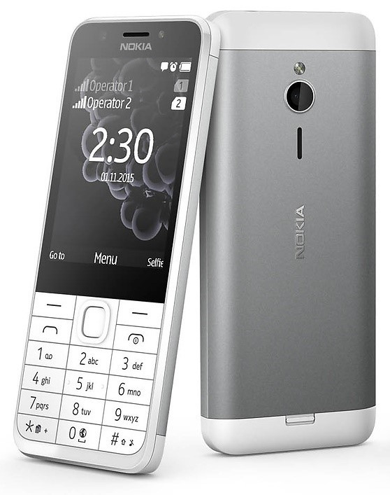 Levně Nokia 230 Dual SIM, Silver