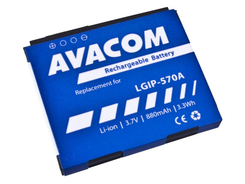 Levně AVACOM baterie do mobilu LG KP500 Li-Ion 3, 7V 880mAh (náhrada LGIP-570A)