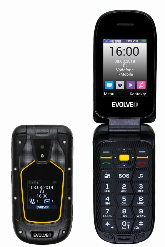 EVOLVEO StrongPhone F5, vodotěsný odolný Dual SIM telefon
