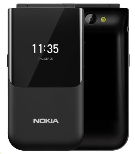 Nokia 2720 Flip, Dual SIM, véčko, Black 2019