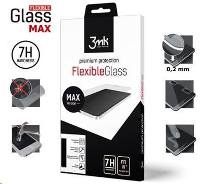 Levně 3mk hybridní sklo FlexibleGlass Max pro Samsung Galaxy A51, černá