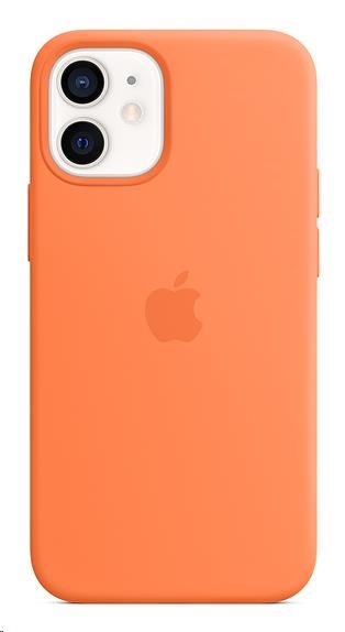 APPLE iPhone 12 mini Silicone Case with MagSafe - Kumquat