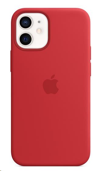 APPLE iPhone 12 mini Silicone Case with MagSafe - (PRODUCT) Red