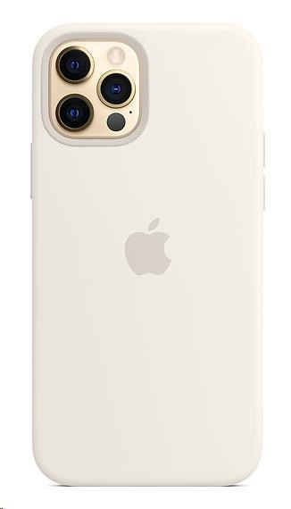 Levně APPLE iPhone 12/12 Pro Silicone Case with MagSafe - White