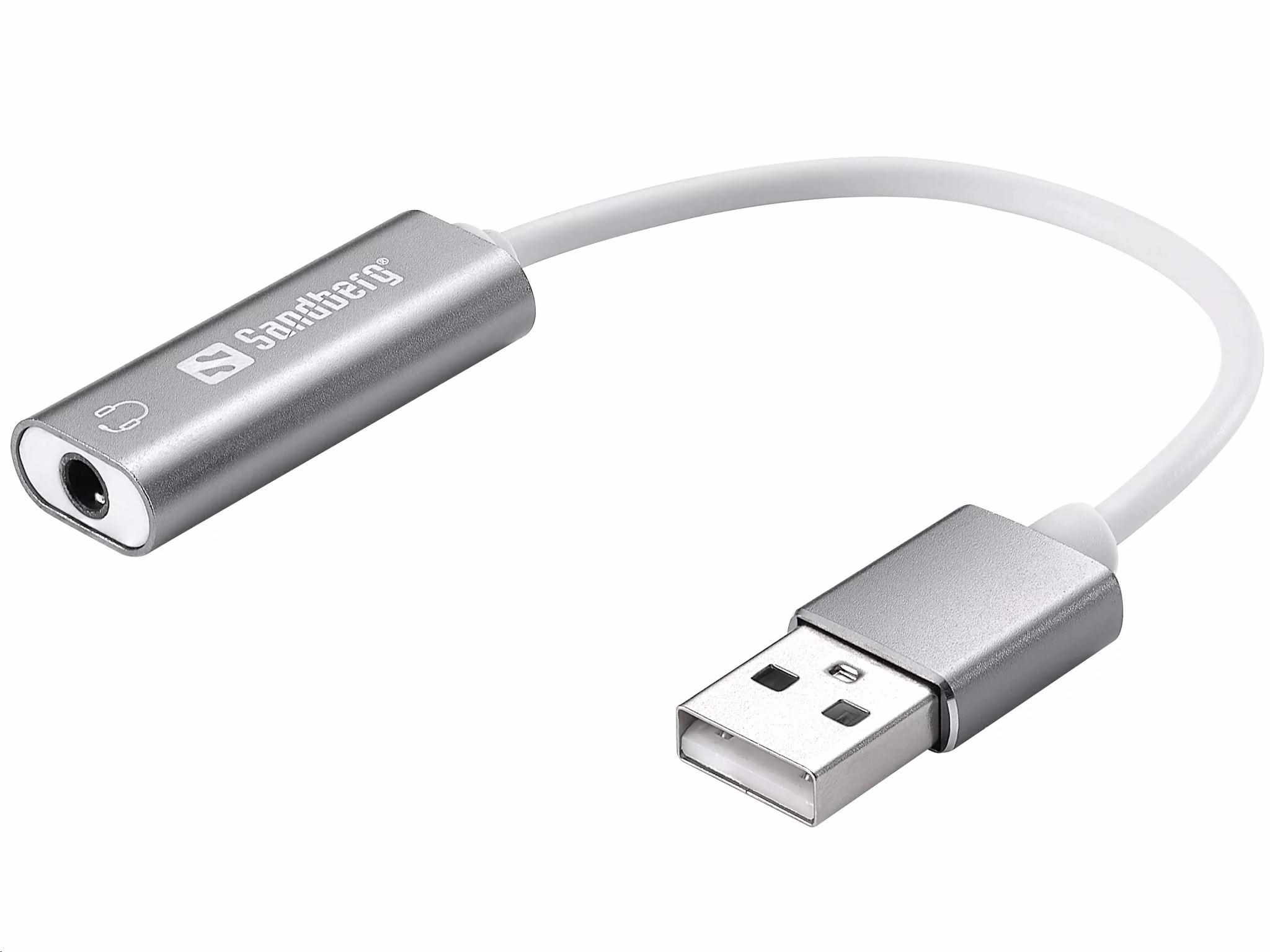 Značka Sandberg - Sandberg adaptér USB -> 3, 5 mm jack
