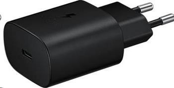 Levně Samsung cestovní nabíječka EP-TA800NBE, Quickcharge 25W, USB-C, černá