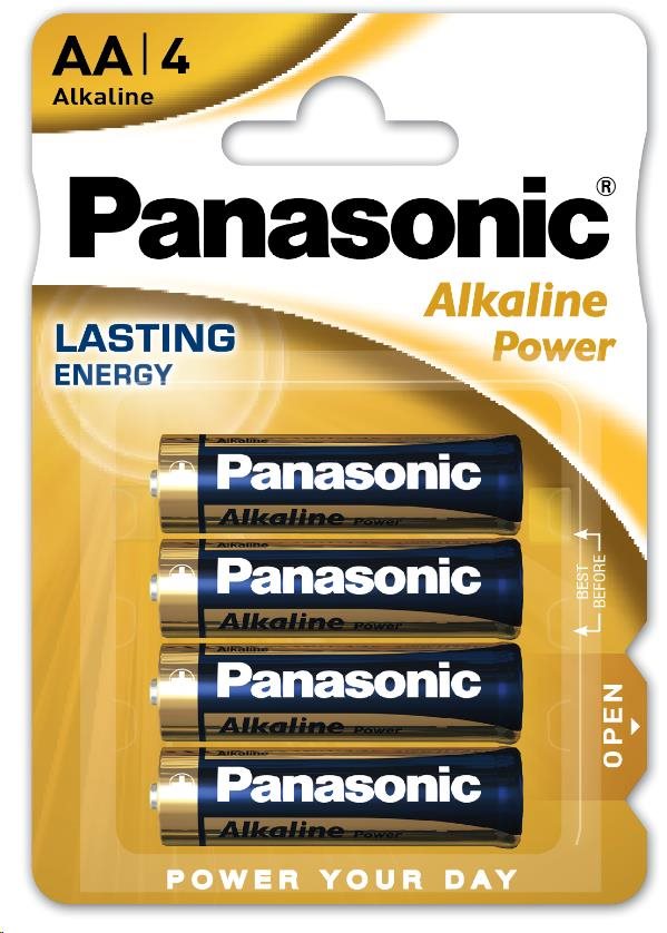 PANASONIC Alkalické baterie Alkaline Power LR6APB/4BP AA 1, 5V (Blistr 4ks)