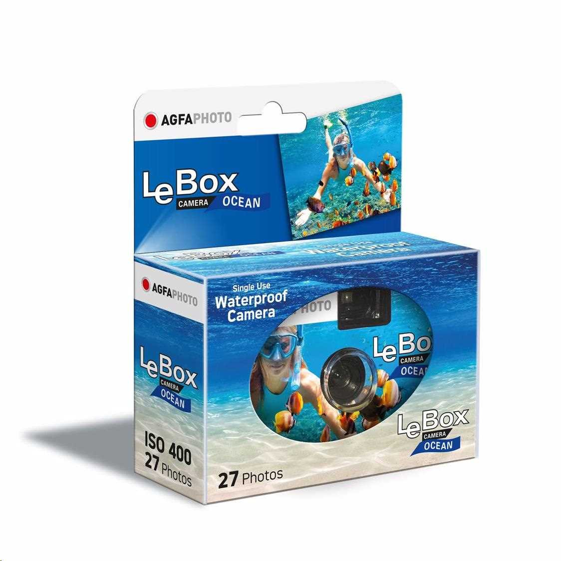 Levně Agfaphoto LeBox Ocean 400/27 - jednorázový analogový fotoaparát