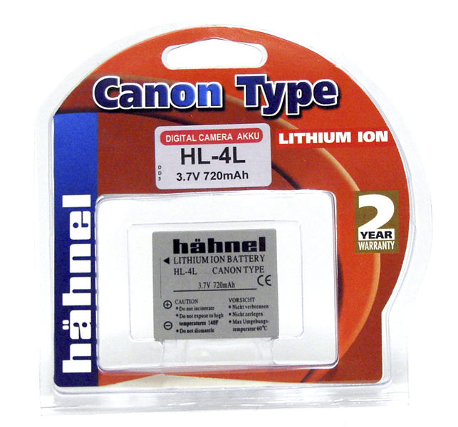 Hahnel Baterie Hahnel Canon HL-4LHP / NB-4L Baterie Hahnel Canon HL-4LHP / NB-4L