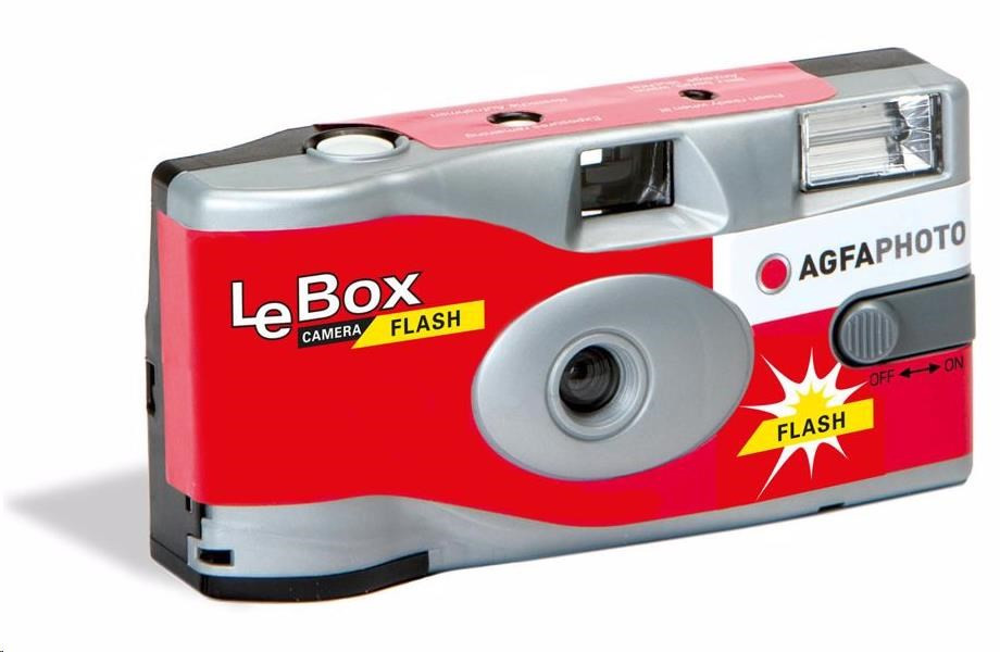 Levně Agfaphoto LeBox Flash 400/27 - jednorázový analogový fotoaparát