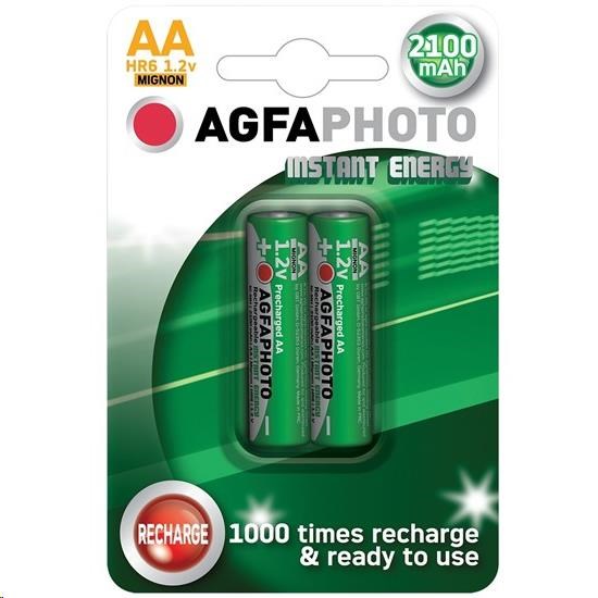 Levně AgfaPhoto přednabitá baterie AA, 2100mAh, 2ks