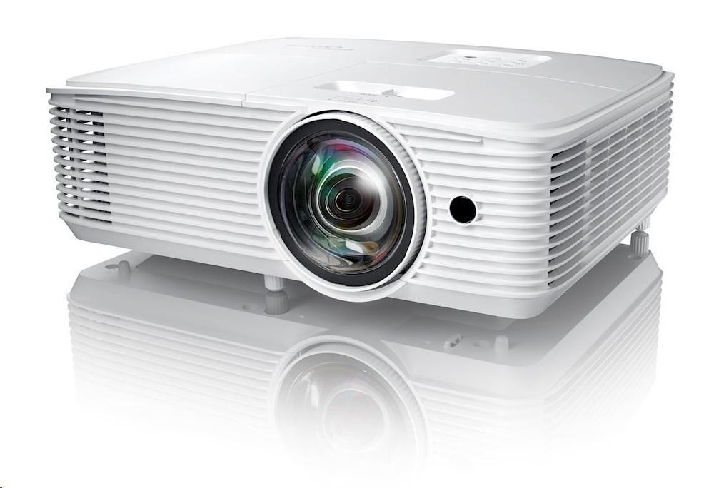 Levně Optoma projektor H117ST (DLP, FULL 3D, WXGA, 3 800 ANSI, HDMI, VGA, RS232, 10W speaker)